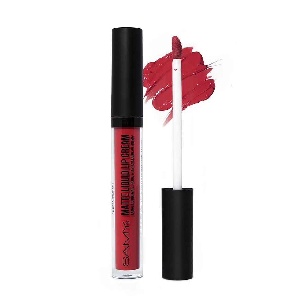 Labial-Liquido-Mate-Alta-Cobertura-Samy-Frasco-X-4Ml-06.-Red-Velvet-imagen-1