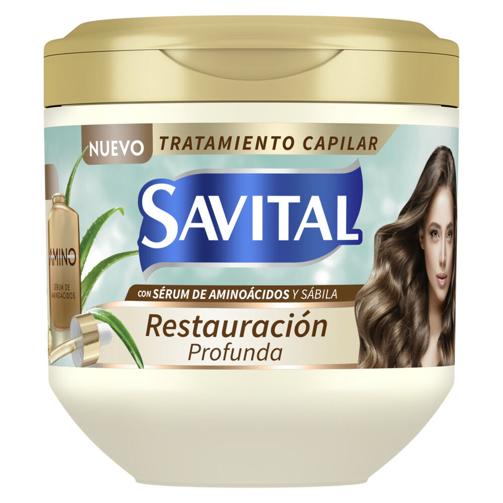 Tratamiento-Capilar-Savital-Restauracion-Profunda-Pote-X-425Ml-imagen-1