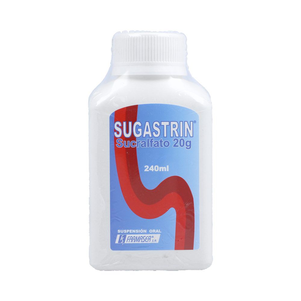 Sugastrin Suspensión Oral 1G/5Ml(20) Frasco X 240mL Sugastrin Suspensión Oral 1G/5Ml(20) Frasco X 240mL