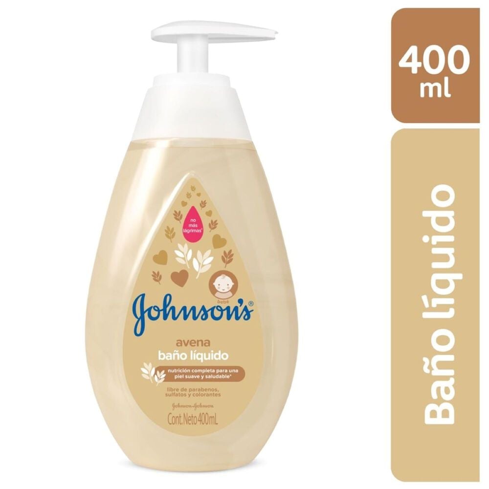 Baño Liquido Johnson S Baby Avena Frasco X 400Ml