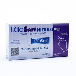 Guante-Nitrilo-Sin-Talco-Ref.-Guna010--Alfasafe-Talla-M-Azul-Caja-X-100-imagen