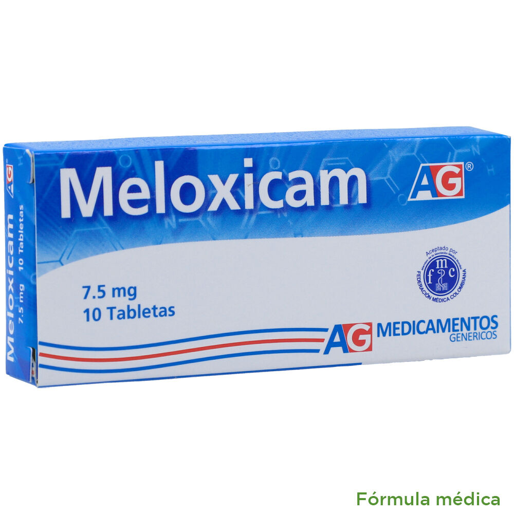 Meloxicam 7.5 Mg Caja X 10 Tabletas American Generics