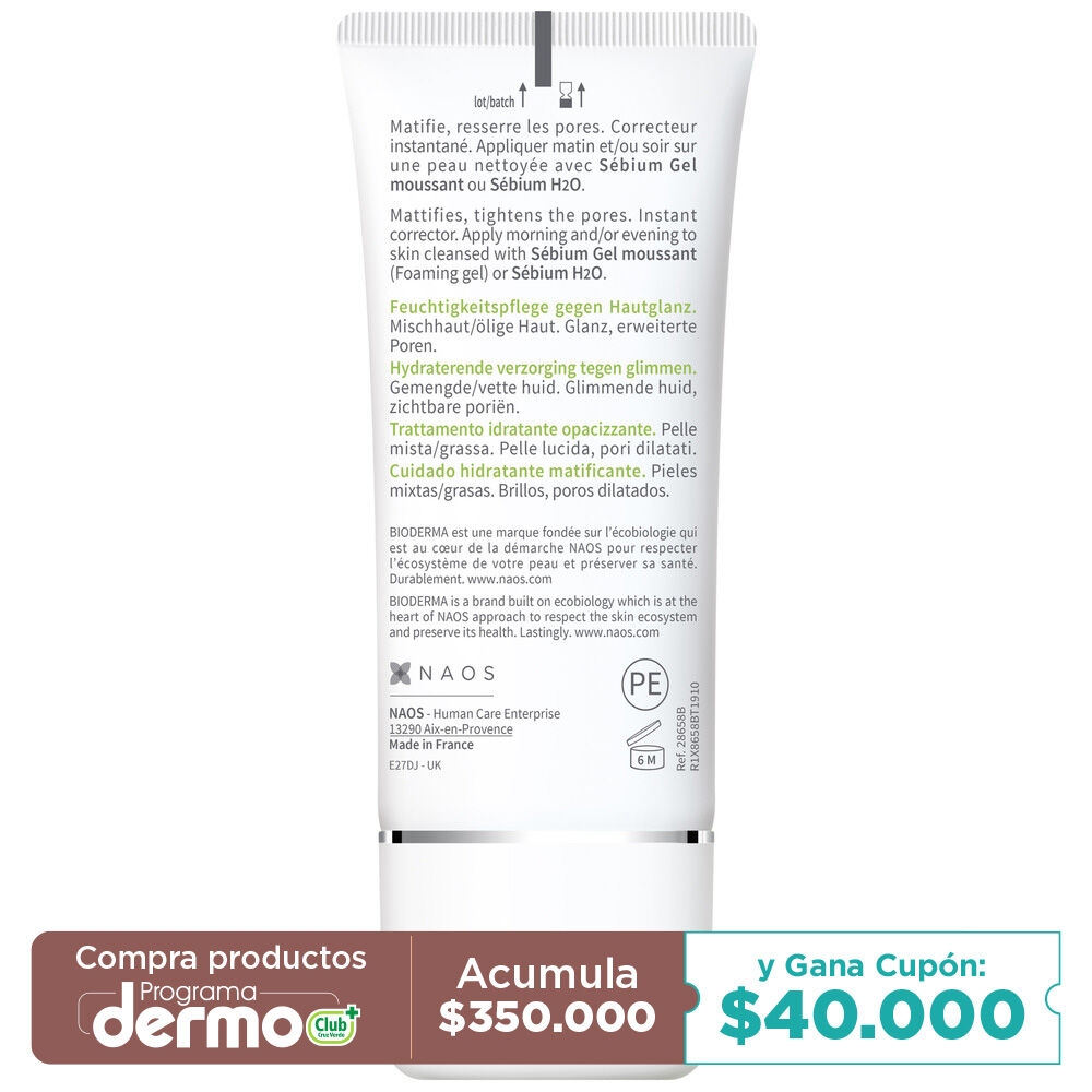 Sebium-Mat-Control-Bioderma-Anti-Brillance-Tubo-X-30Ml-imagen-2