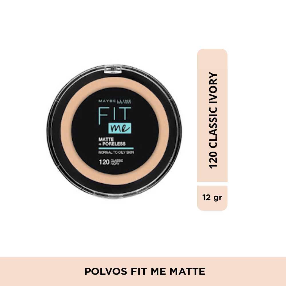 Polvo-Compacto-Maybelline-120-Fit-Me-Mate-Y-Sin-Poros-Lata-por-12Gr-Classic-Ivory-imagen-1