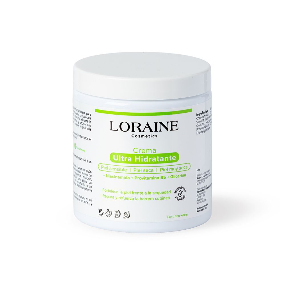 Crema-Loraine-Cosmetics-Ultra-Hidratante-Pot-X-460Gr-imagen