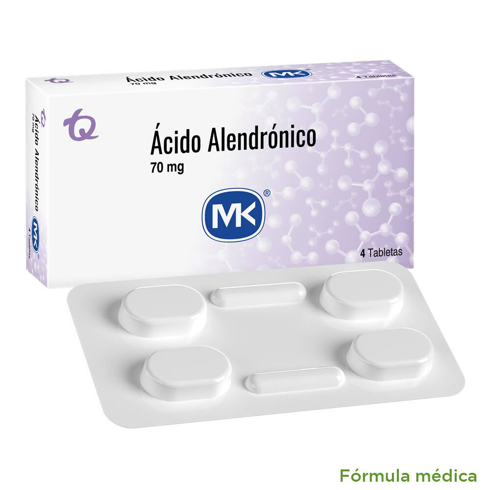 Alendronato Mk 70Mg Caja X 4 Tabletas