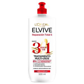Tratamiento-Capilar-Multi-Usos-3-En-1-Elvive-L'Oreal-Paris-Reparaci&oacute;n-Total-5-X500Ml-imagen