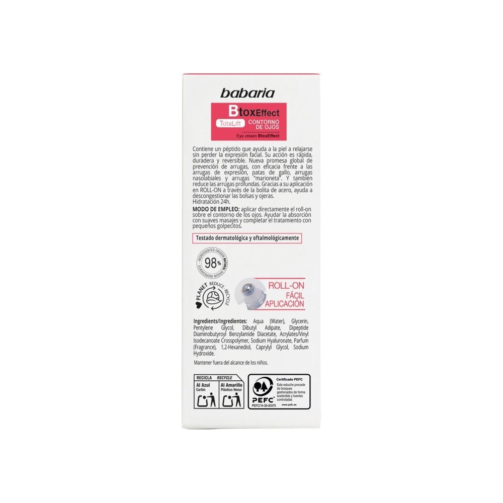 Contorno-De-Ojos-Babaria-Btoxeffect-Tubo-X-12Ml-imagen-3