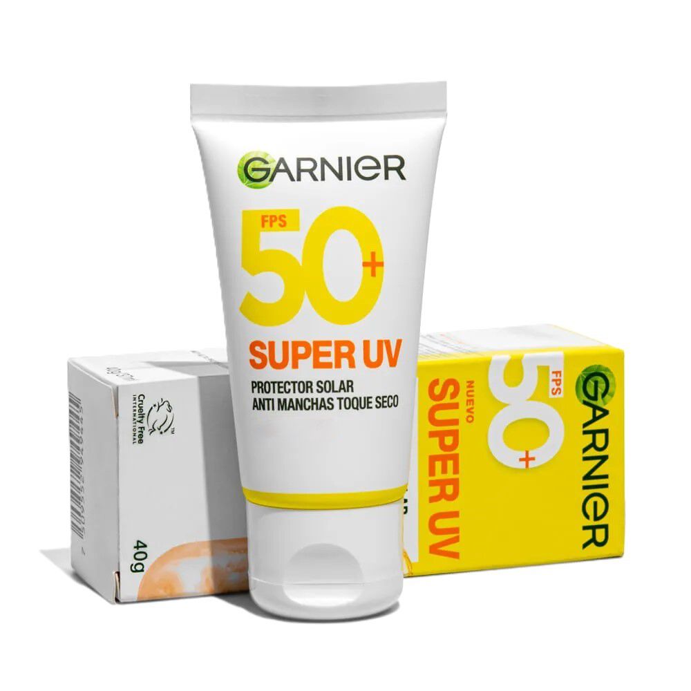 Protector Solar Garnier Skin Activ Super Uv Toque Seco Invisible Fps50 X40Gr