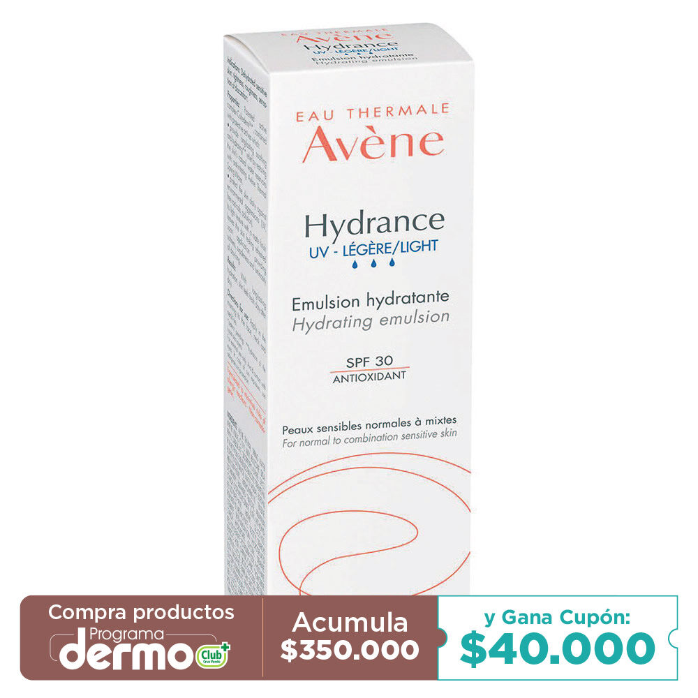Emulsion-Hydrance-Avene-Eau-Thermale-Spf30-Uv-Legere-Tubo-x40mL-imagen-3