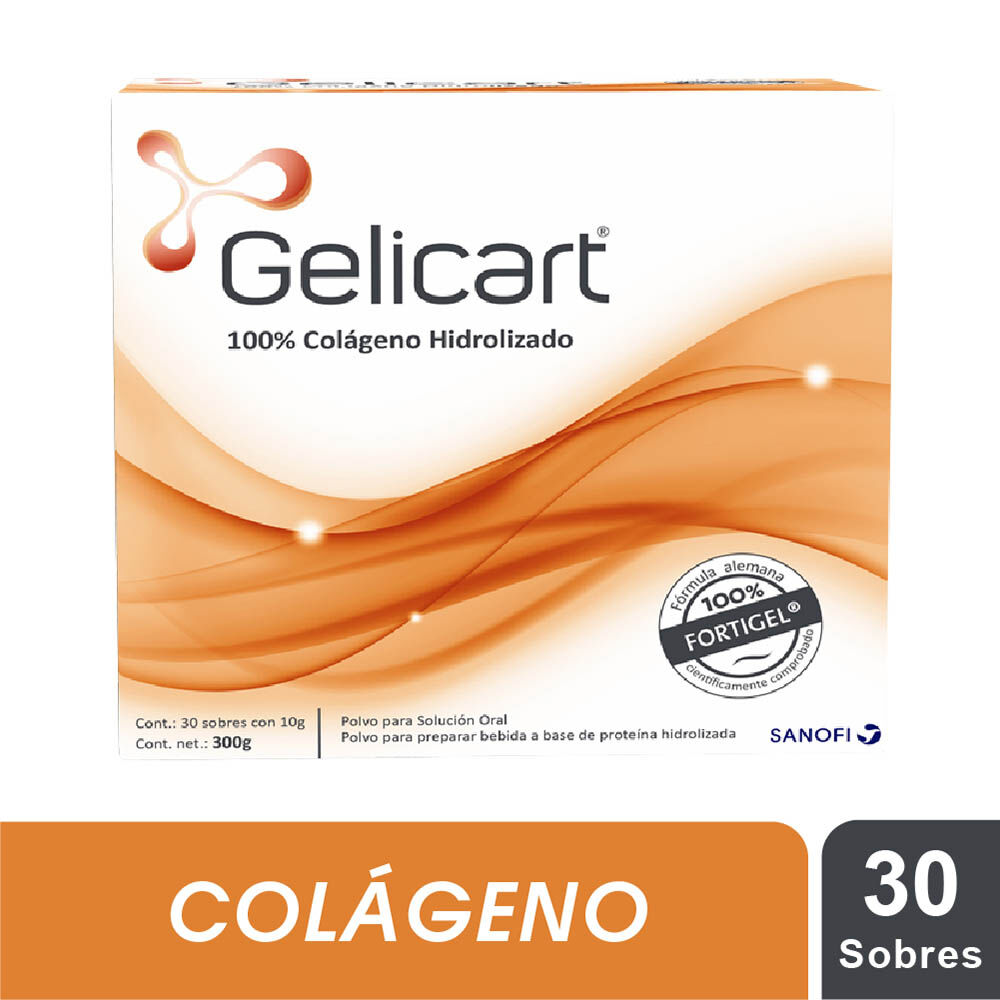 Gelicart Polvo Suspensión Oral Caja X 30 Sobres X 10Gr C/U