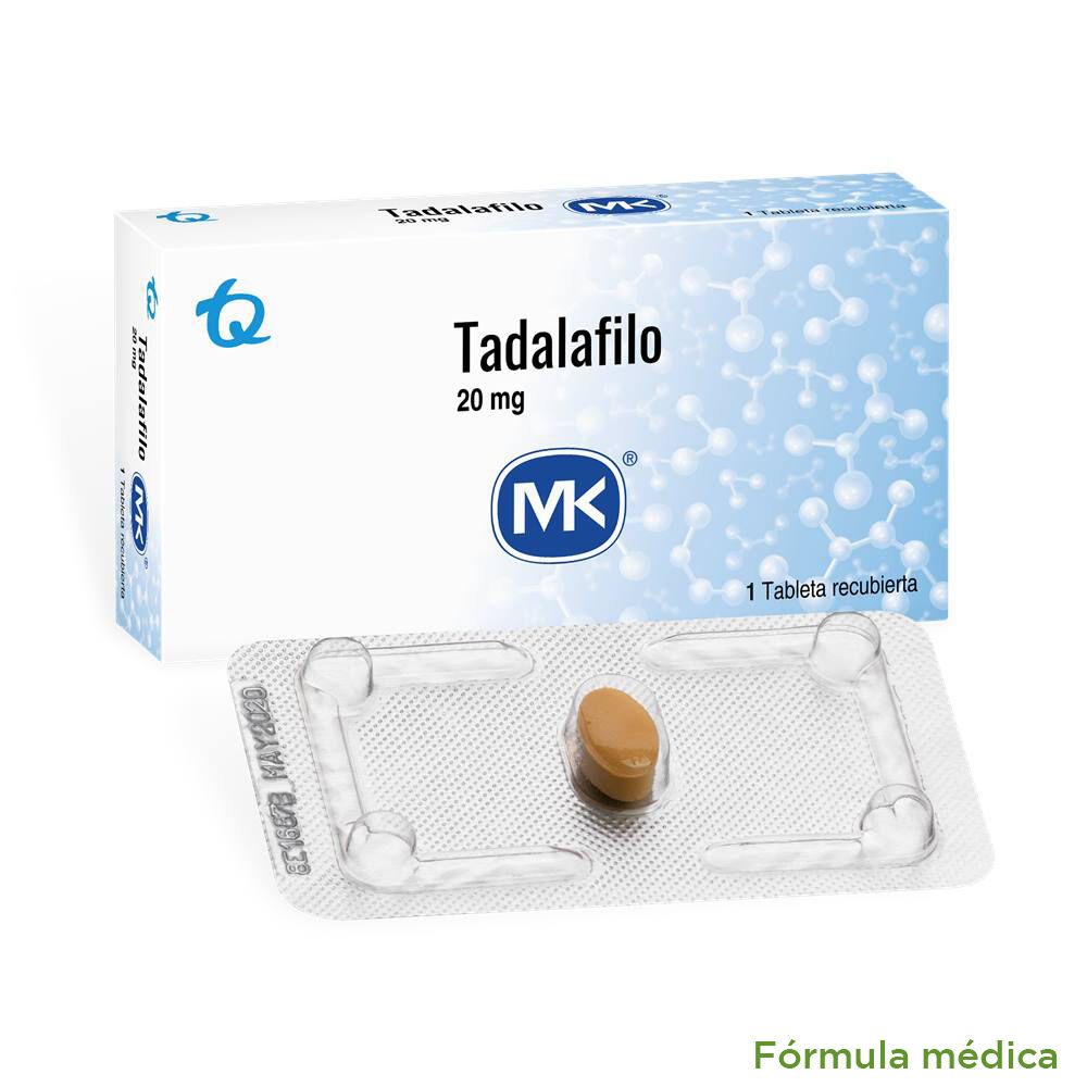 Tadalafil Mk 20Mg Caja X 1 Tableta Recubiertas