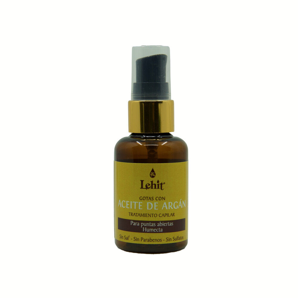 Tratamiento Capilar Lehit Gotas Con Aceite De Argan Frasco X 50Ml
