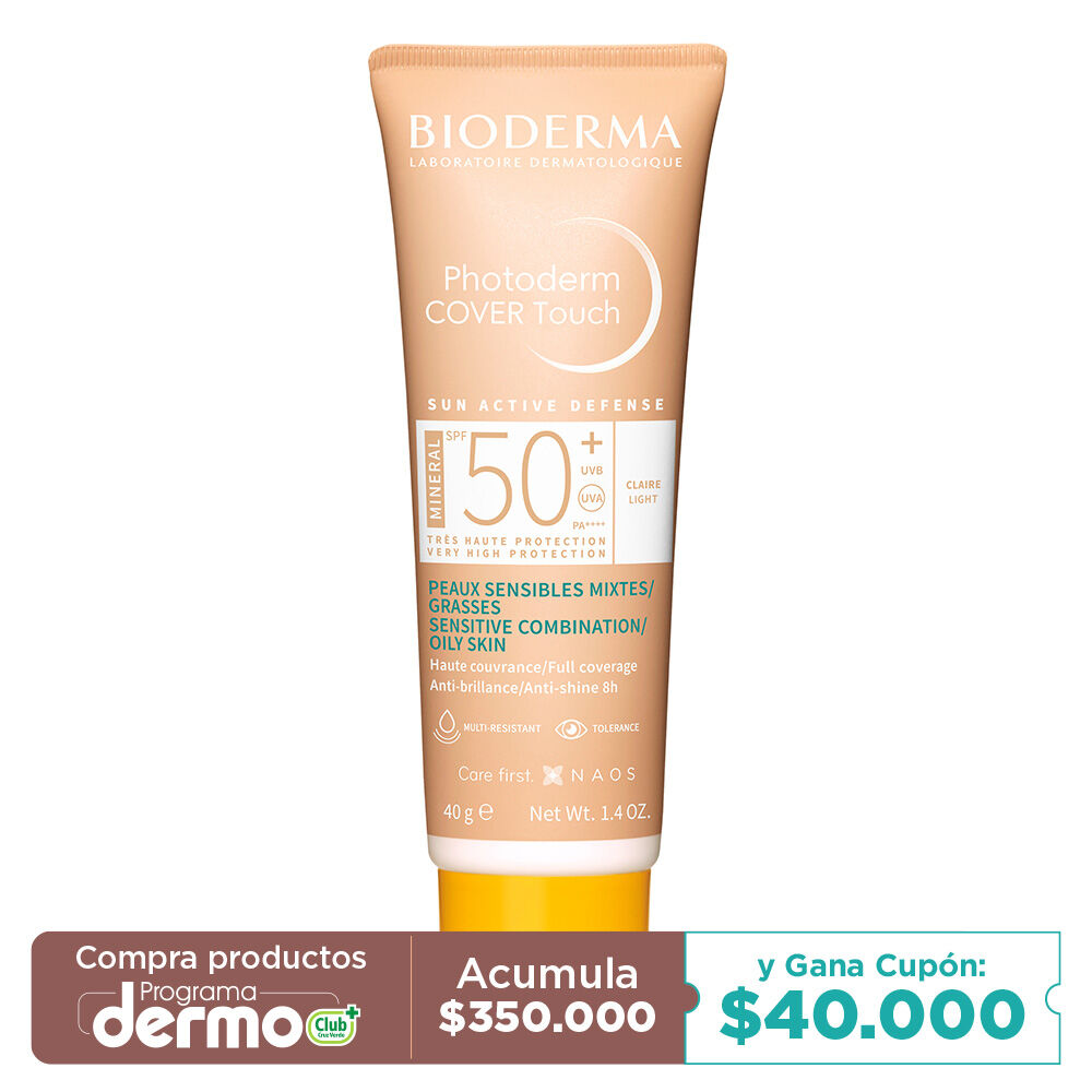 Photoderm-Cover-Touch-Bioderma-Spf50+-Teinte-Claire-Tubo-X-40Gr-imagen-1