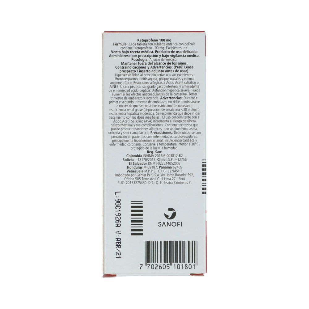 Ketoprofeno-Genfar-100Mg-Caja-X-30-Tabletas-imagen-2