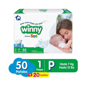Promo-Pañal+Toallitas-Winny-Ultratim-Sec-Etapa-1-Paquete-X-50-Pañales+20Toallitas-imagen