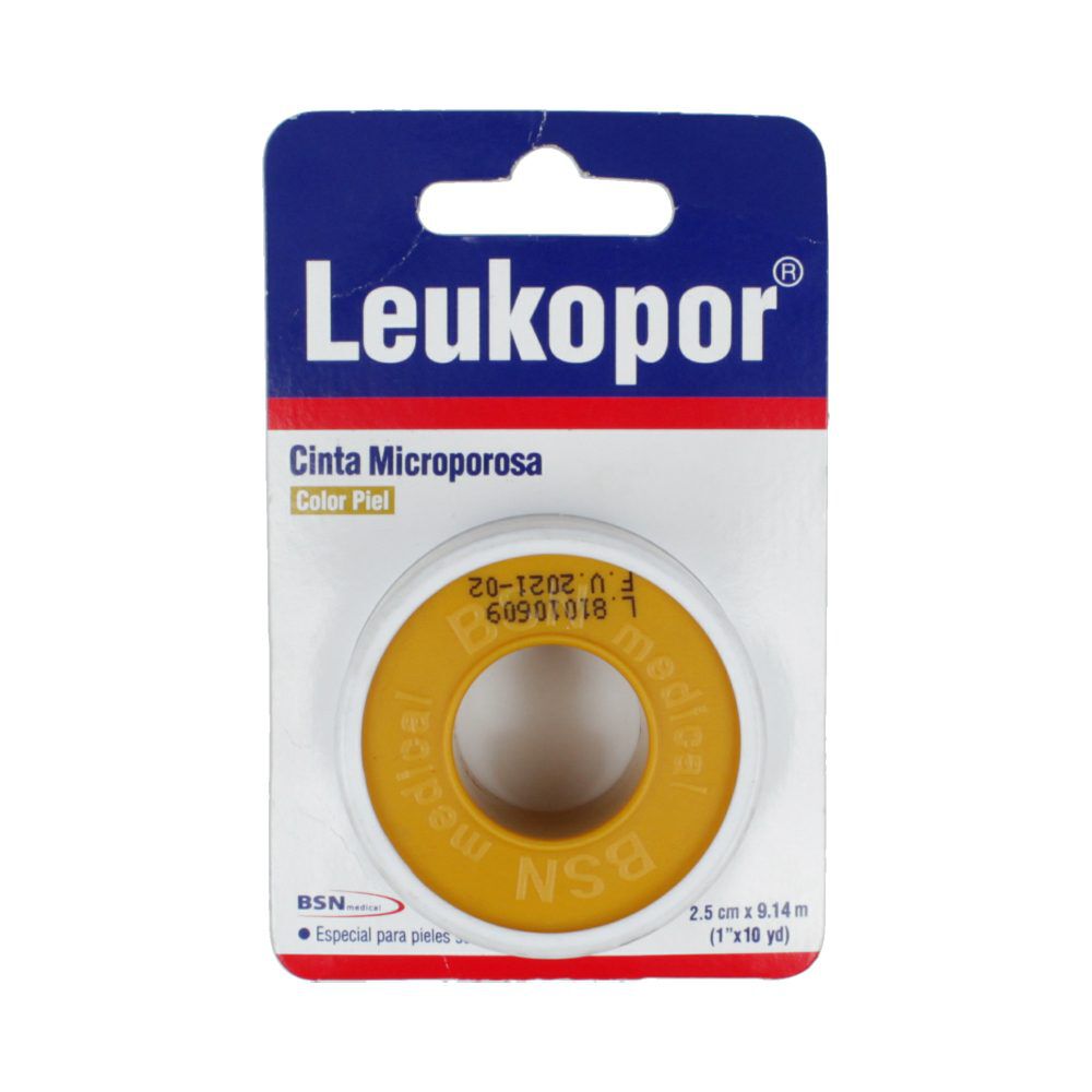 Esparadrapo Microporoso Sobre X 1 2.5Cmx9.14Mt(1X10Yd) Piel