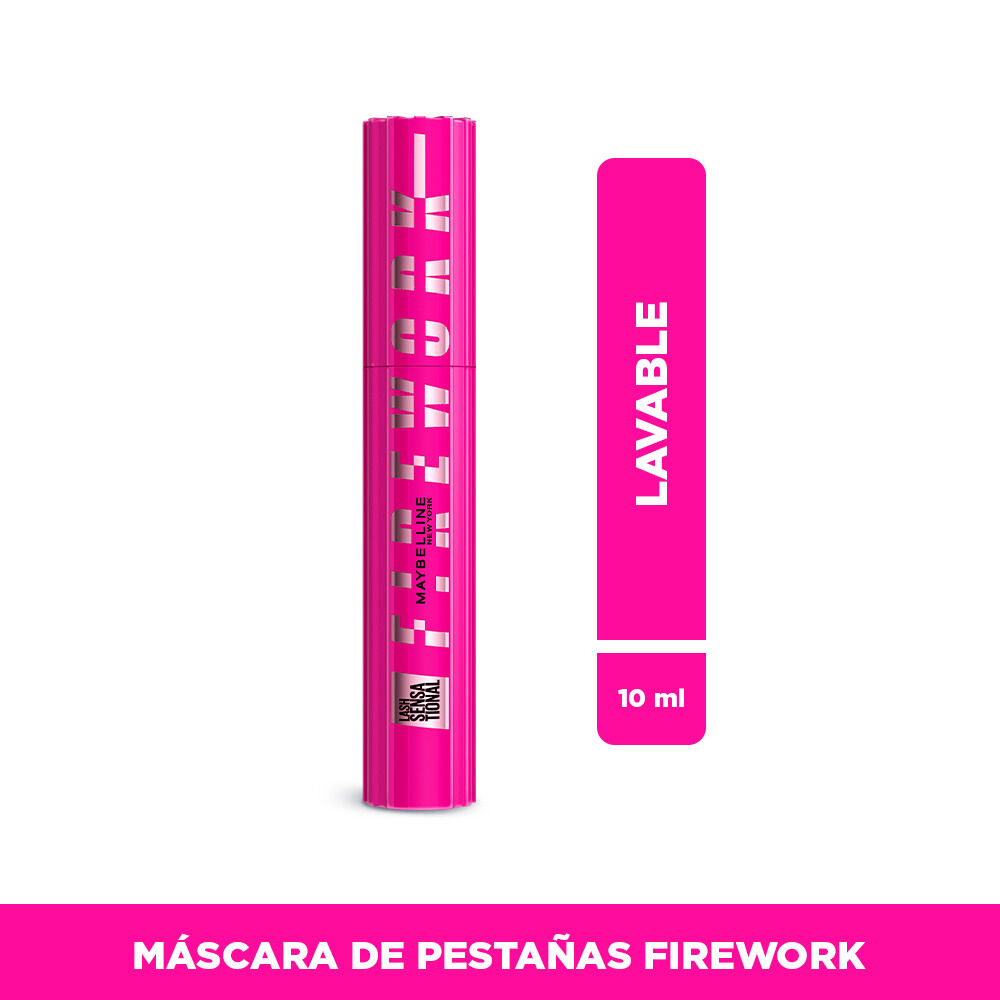 Máscara De Pestañas Maybelline Lash Sensational Firework Lavable
