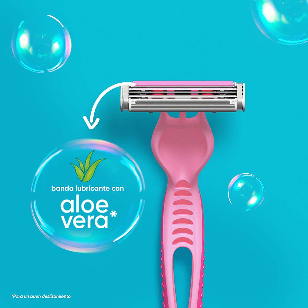 Gillette-Mujer-Venus-Máquina-desechable-Sobre-X-4-und.-imagen-3