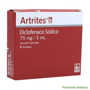 Artrites-75-Mg/3Ml-(25Mg/Ml)-Soluci&oacute;n-Inyectable-X-1-Ampolla-imagen