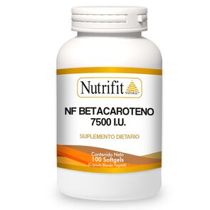 Nf-Betacaroteno-7500-Iu-Nutrifit-Capsula-Blanda-Frasco-por-100-imagen