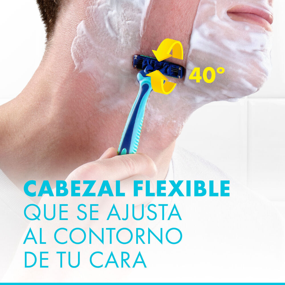 M&aacute;quina-Afeitar-Gillette-Paquete-X-1-Sobre-X-2-Cool-Ice-imagen-3