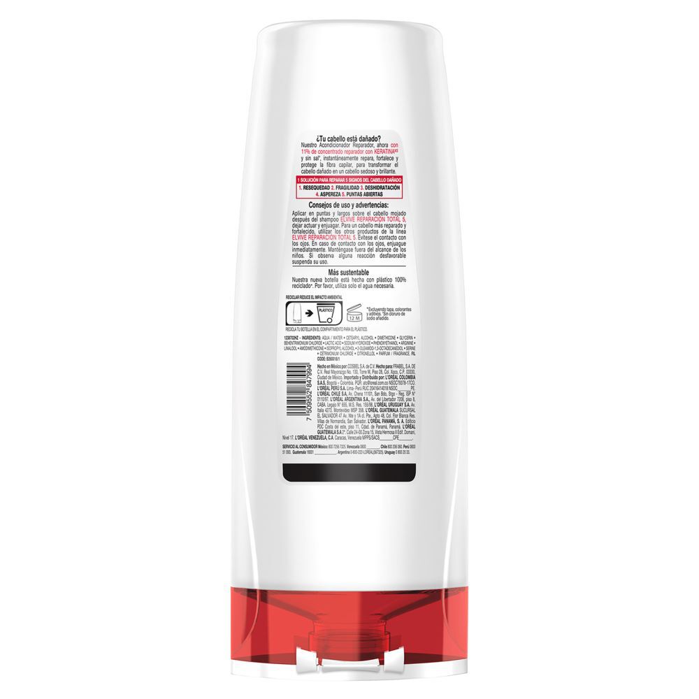 Elvive-Acondicionador-Reparador-Reparacion-Total-5-Cabello-Dañado-Frasco-X370Ml-imagen-3