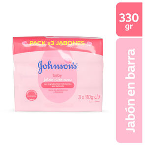 Jabon-Cremoso-Jhonsons-Baby-Paquete-X-3Barra-X-110-g-imagen