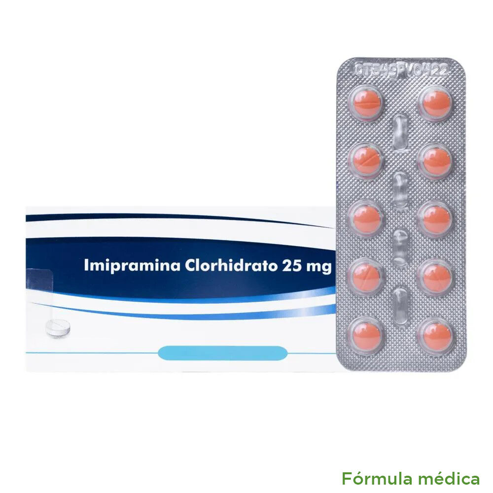 Imipramina 25Mg Tabletas Recubiertas Blister X 10 Humax