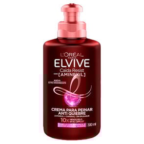 Crema-Para-Peinar-Loreal-Paris-Elvive-Anti-Quiebre-Frasco-X-300Ml-imagen