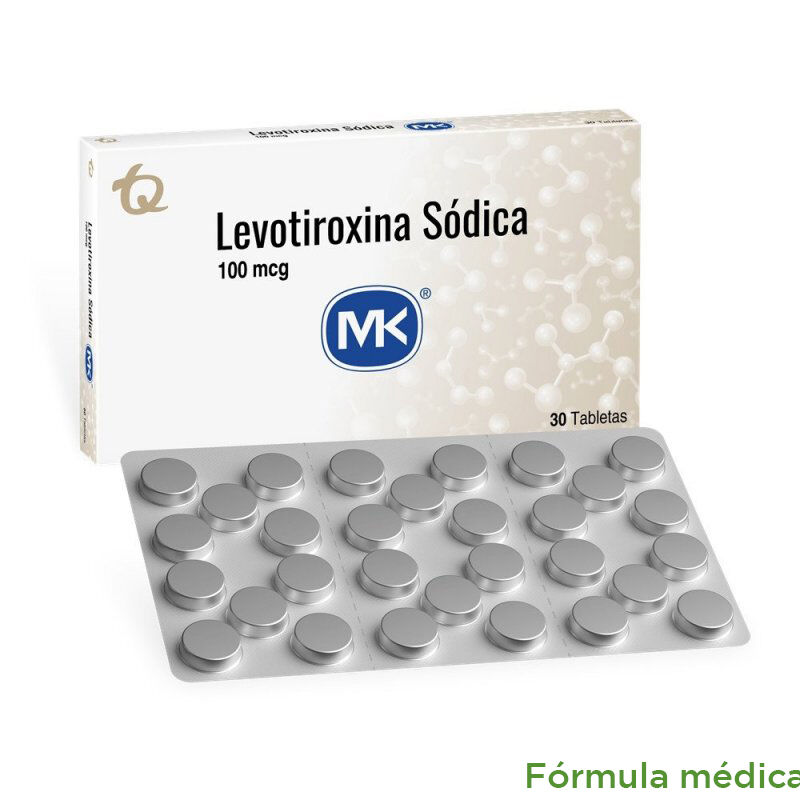 Levotiroxina 100Mcg Tabletas Caja X 30 Mk