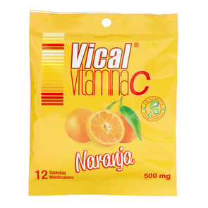 Vical-Vitamina-C-Tableta-Masticable-Sabor-a-Naranja-500-Mg-Sobre-X-12---imagen
