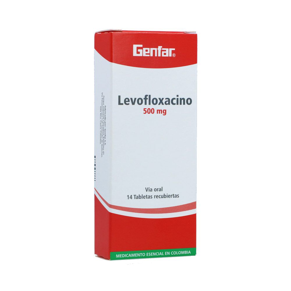 Levofloxacino Tabletas Recubiertas 500Mg Caja X 14