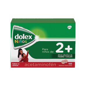 Dolex-Pediatrica-100Mg-Blister-X-10-Tabletas-Masticables-imagen