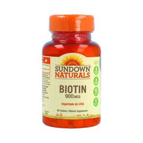 Biotin-Tabletas-Sundown-Naturals-900Mcg-Frasco-X-60--imagen