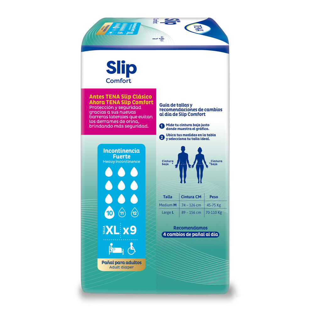 Pañal-TENA-Slip-Comfort-XL-X9-imagen-3