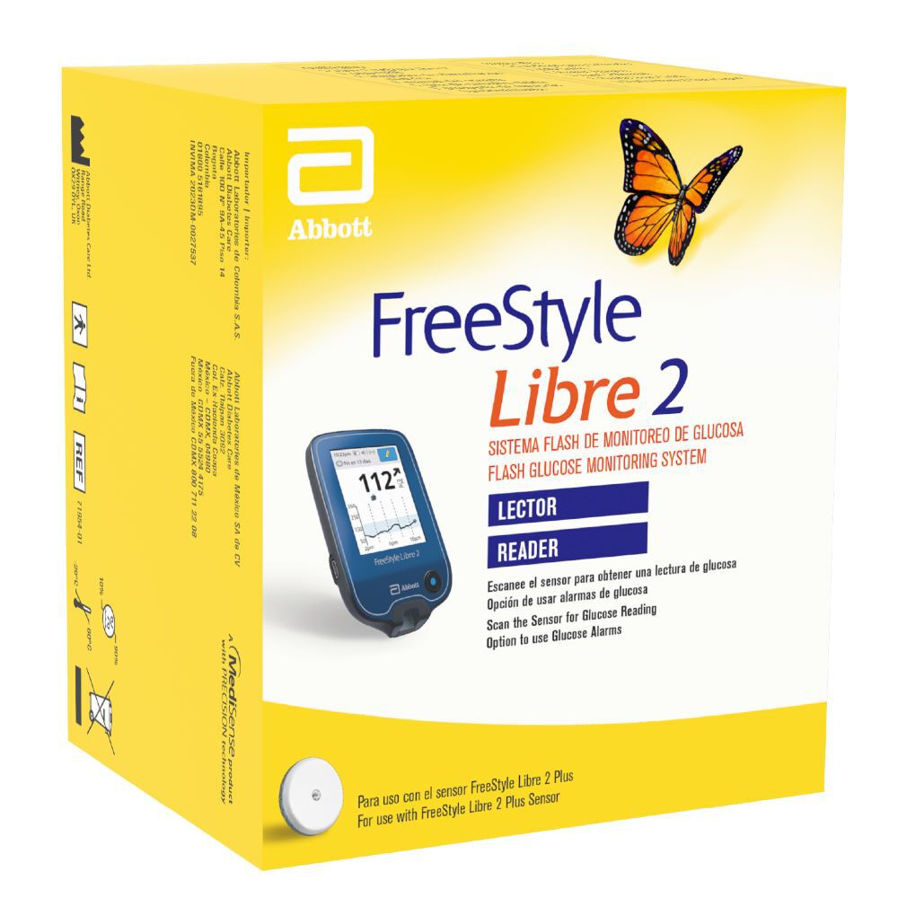 Lector-Sistema-Flash-De-Monitoreo-De-Glucosa-Libre-2-Ref-71954-01-Caja-X-1-Freestyle-imagen-2