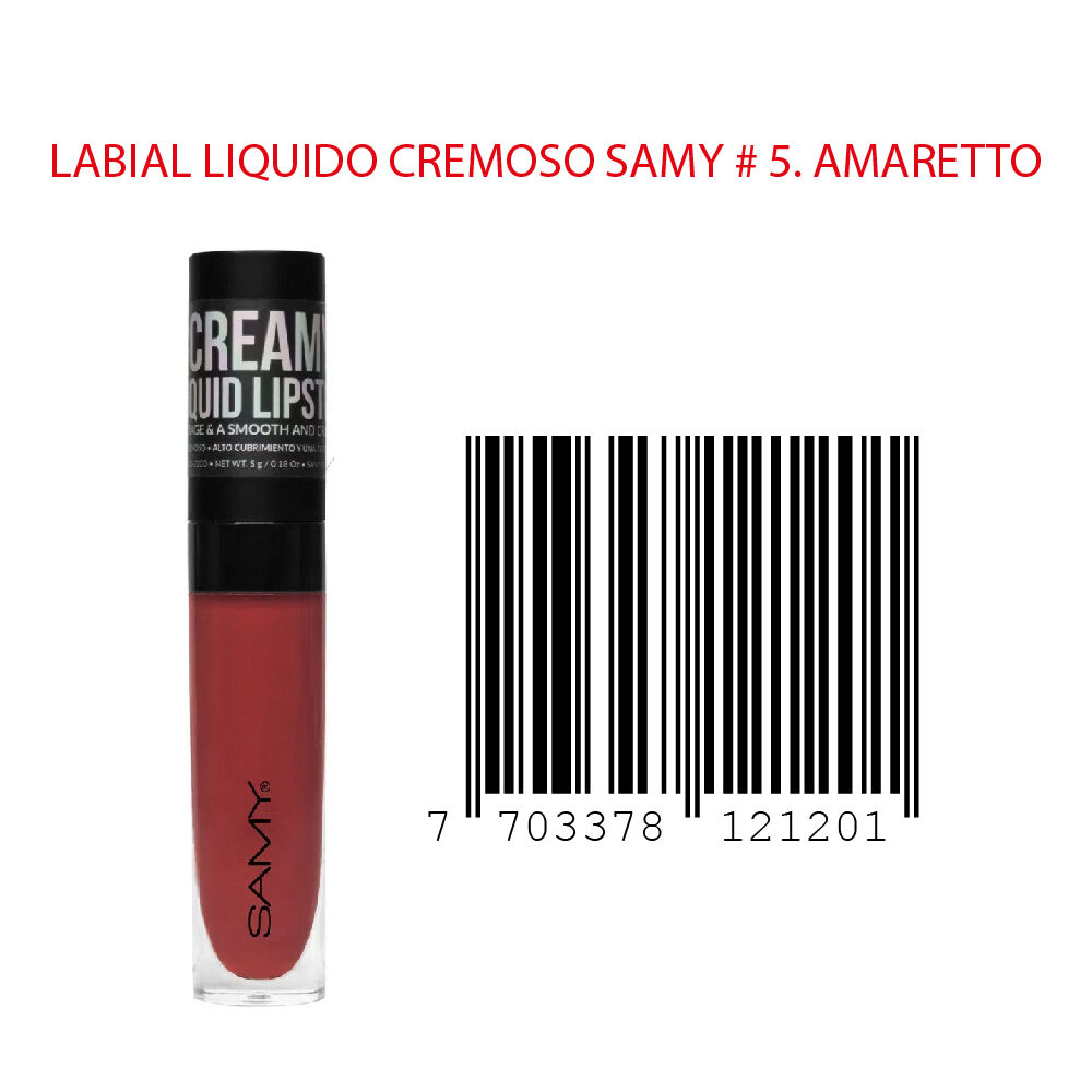 Labial-Liquido-Cremoso-Samy-N-5-Amaretto-Tubo-X-5Gr-imagen-3