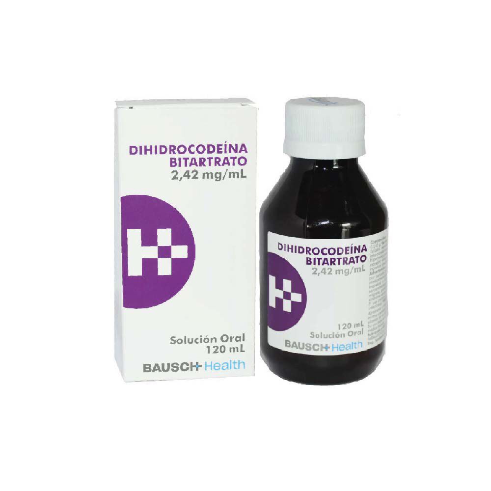 Dihidrocodeina-Bitartrato-12.1Mg/5Ml(0.242%)-Solucion-Oral-Frasco-X-120Ml-Farmatech-imagen
