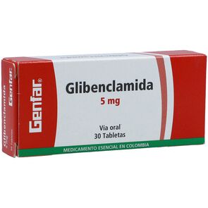 Glibenclamida-Genfar-5Mg-Caja-X-30-Tabletas-imagen