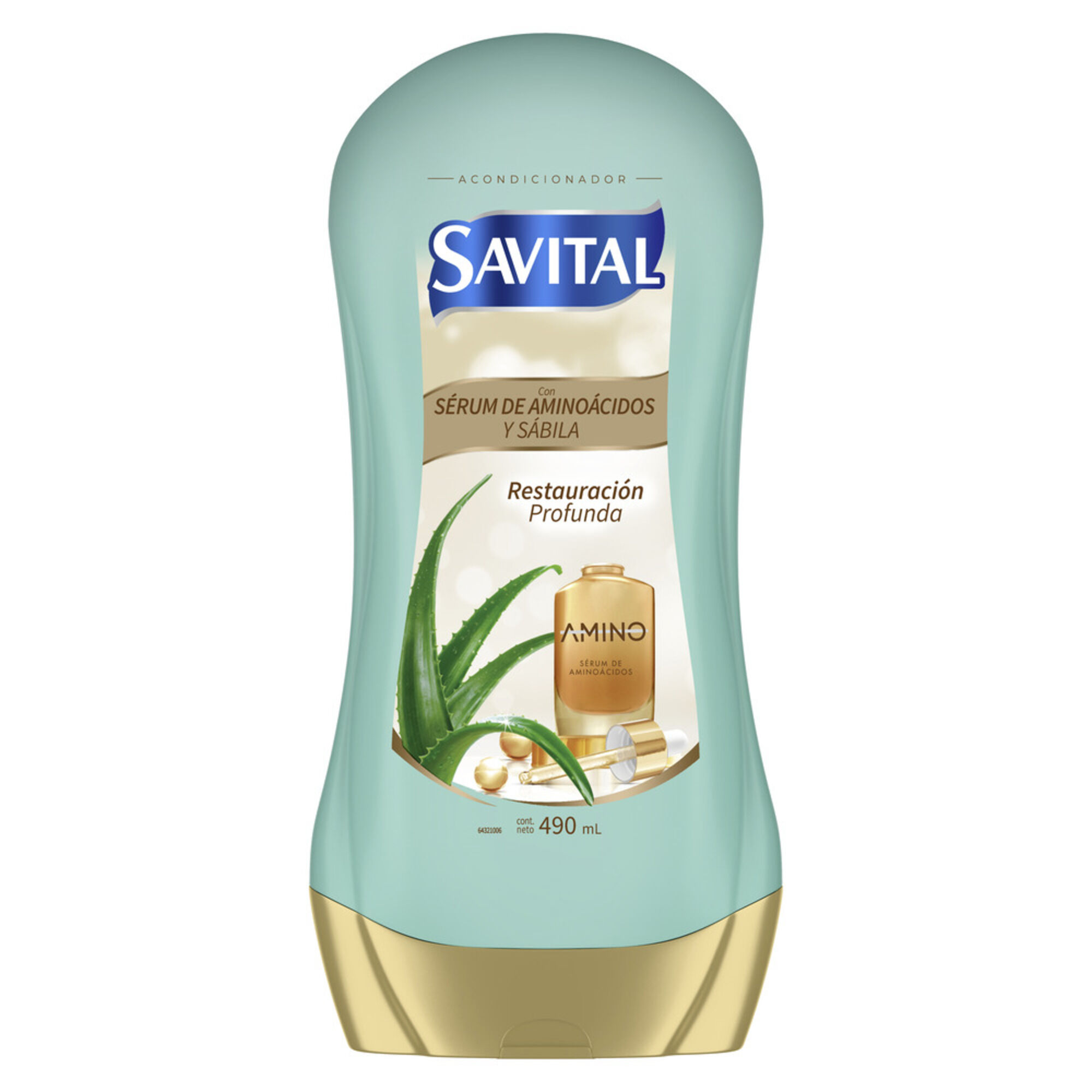 Acondicionador Savital Restauracion Profunda Frasco X 490Ml