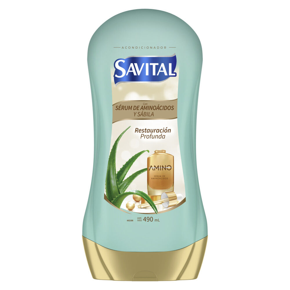Acondicionador-Savital-Restauracion-Profunda-Frasco-X-490Ml-imagen-1
