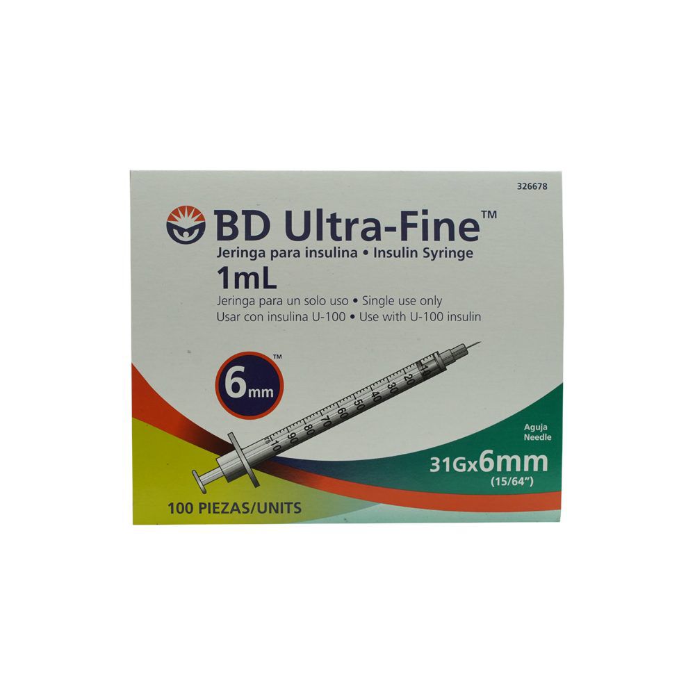 Jeringa-Para-Insulina-Ref-326678-Ultra-Fine-Becton-Dickinson-1mL---31G-X-6Mm-Sobre-x-1-imagen-1