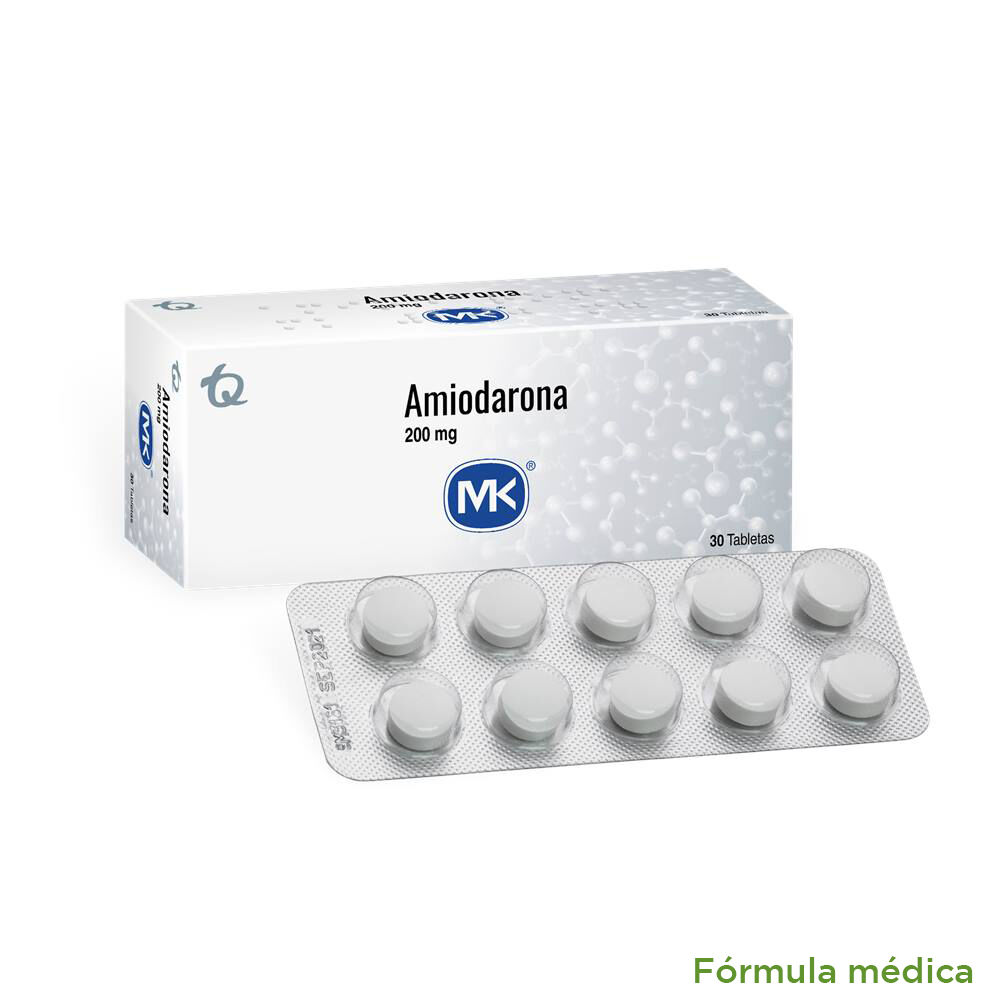 Amiodarona Mk 200Mg Caja X 30 Tabletas