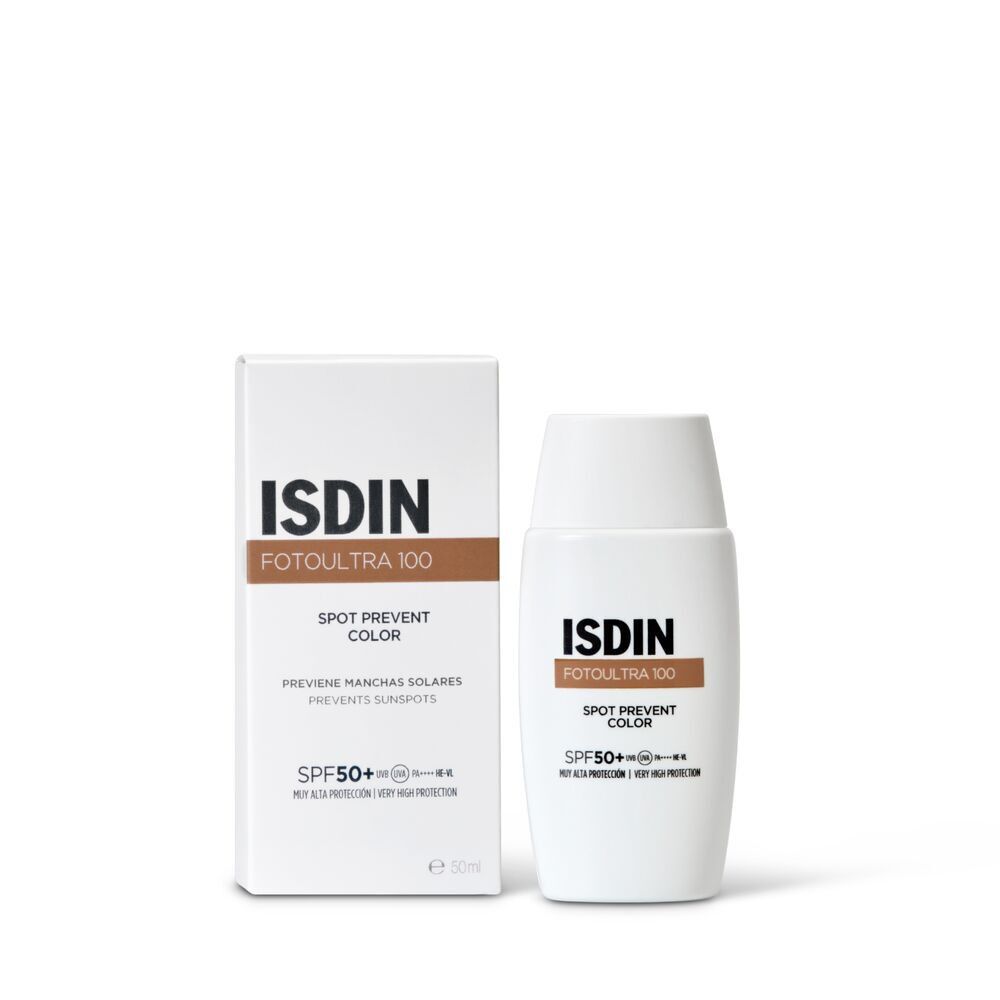 Fotoprotector Isdin Fotoultra 100 Spot Prevent Color Spf50+ Frasco Por 50Ml