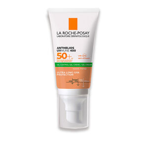 Protector-Solar-Anti-Brillo-Anthelios-Gel-Toque-Seco-Con-Color-SPF-50+-Tubo-X-50-mL-imagen