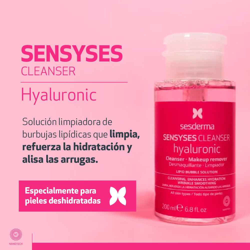 Desmaquillante-Limpiador-Sesderma-Sensyses-Cleanser-Hyaluronic-Frasco-200Ml-imagen-2