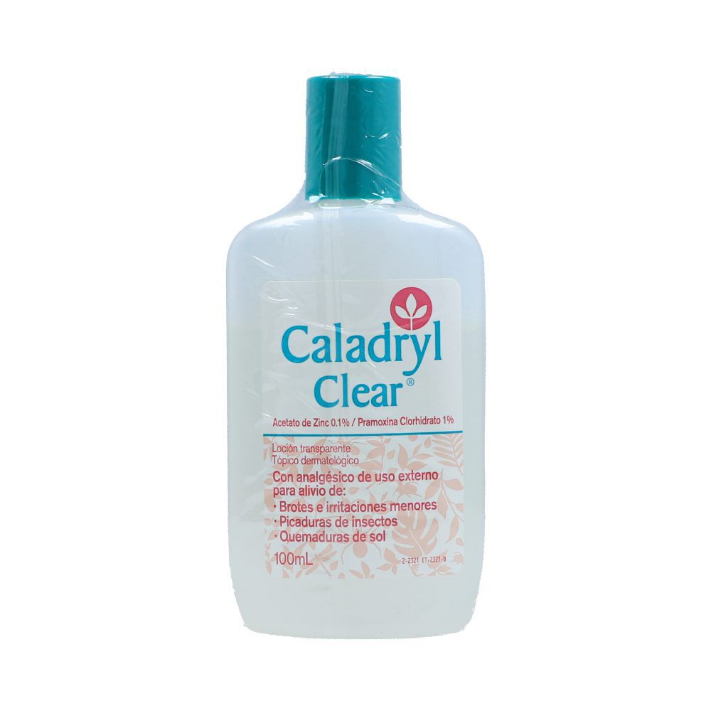 Caladryl Clear Loción Tópica Transparente Frasco X100mL