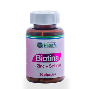 Biotina-Biozin-C-+-Zinc-+-Selenio-Capsulas-Frasco-X-60-imagen