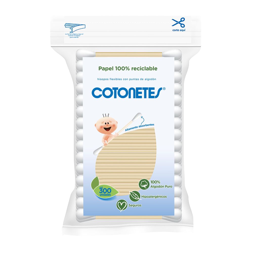 Hisopos-Flexibles-Con-Punta-De-Algodon-Bolsa-por-300-Cotonetes-imagen-1